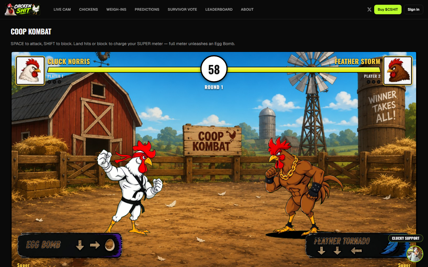 Chicken Race screenshot